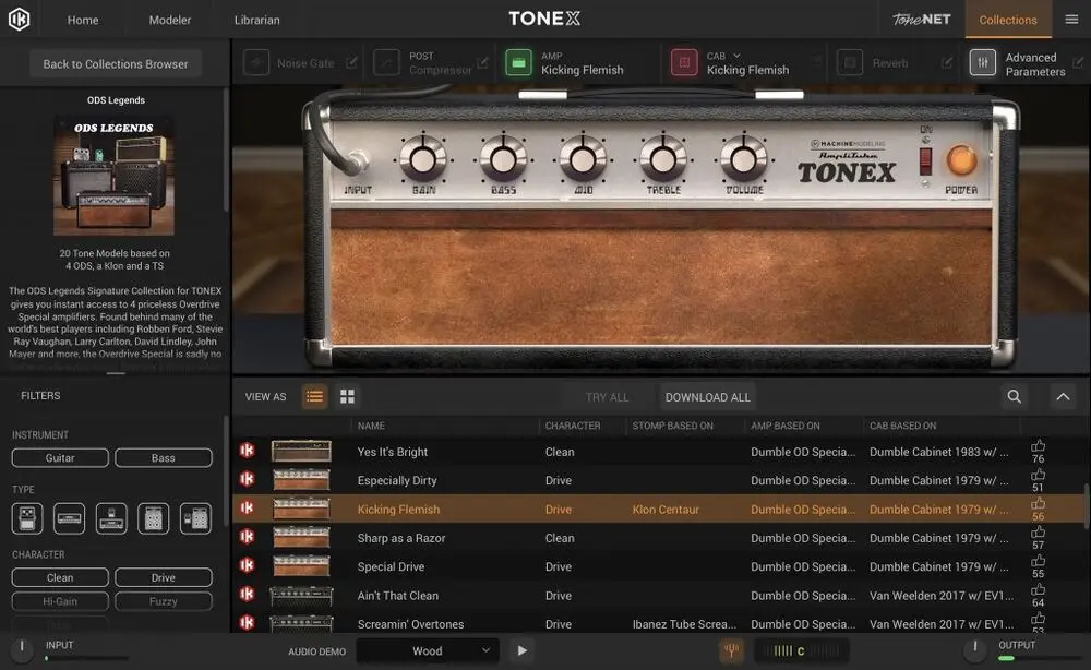 IK Multimedia Tonex ODS Legends